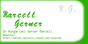 marcell gerner business card